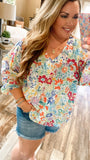 Khloe Floral Top