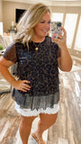 Leopard Layers Top