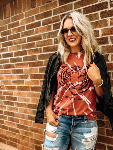 Go Get 'Em Tiger Bleached Tee