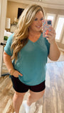 Basic Needs V Neck Top-5 colors