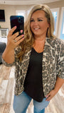 Lola Leopard Waffle Knit Cardigan