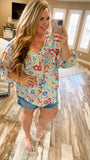 Khloe Floral Top