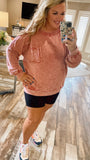 Snuggle Bug Sweatshirt-Rose