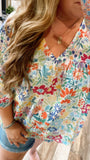 Khloe Floral Top