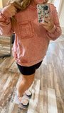 Snuggle Bug Sweatshirt-Rose
