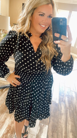 Rodeo Drive Polka Dot Dress