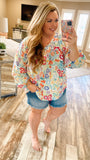 Khloe Floral Top