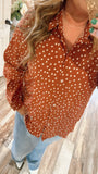Special Plans Polka Dot Top