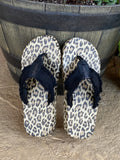 Tallulah Leopard Flip Flops