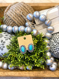 Cowtown Turquoise Studs