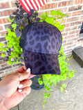 Leopard Ponytail Cap