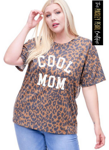 Cool Mom Leopard Tee