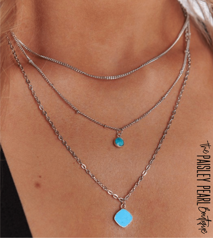 Turquoise Layered Necklace