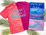 Paisley Pearl Logo Tees