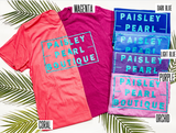 Paisley Pearl Logo Tees