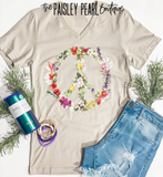 Floral Peace Tee