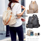 Uptown Gal Backpack & Wristlet