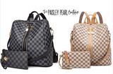 Uptown Gal Backpack & Wristlet