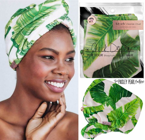Microfiber Hair Towel-Palm