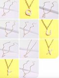 Pearl Initial Necklace