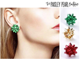 Christmas Bow Earrings