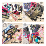 Makeup Junkie Bags-Leopard Patent
