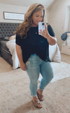Ezra Tunic Top-Black