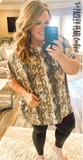 Ezra Tunic Top-Natural Sequin Snake