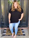 Ezra Tunic Top-Black
