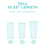 Tall Clear Reusable Straw Set