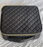 All I Need Makeup Bag-Black Quilted