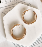 Layla Chunky Gold Hoops