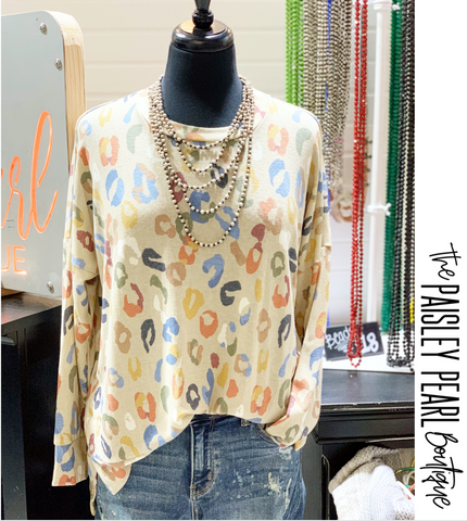 Feeling Frisky Leopard Top
