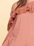 Downtown Abbey Off The Shoulder Top