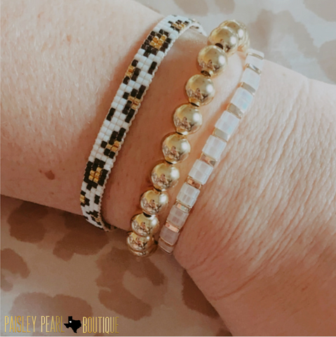 Leopard Bracelet Stack