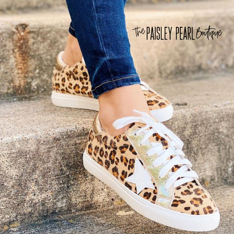 Superstar leopard print sale