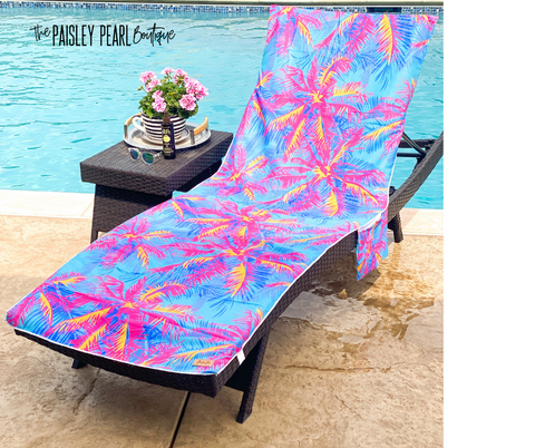 Tropical Fever Lounge Chair Cover