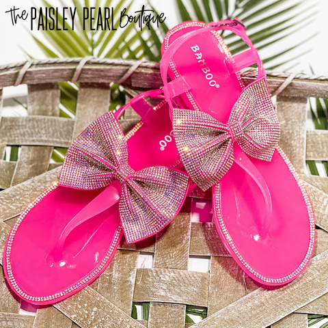 Bling Queen Jelly Sandals