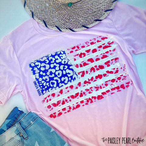 Pink & Patriotic Tee