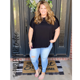 Ezra Tunic Top-BLACK
