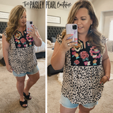 Picture Perfect Leopard Top