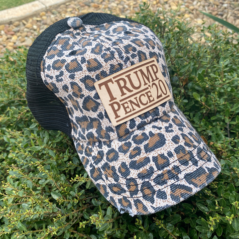 Trump Pence '20 Leopard Cap