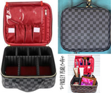 All I Need Makeup Bag-BLACK CHECK