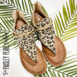 Sparta Leopard Sandal