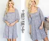 Flower Garden Smocked Dress