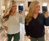Mallory Ribbed Knit Top-2 Colors