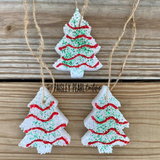 Christmas Tree Cake Car Candles