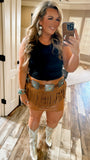 Round Up Fringe Skort