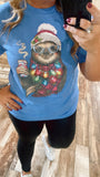 Holly Jolly Gerdy The Sloth Tee