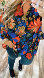 Midnight Floral Top